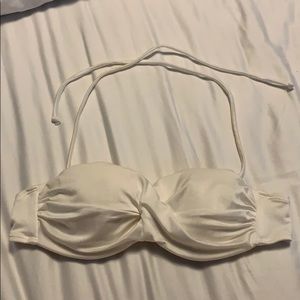 VS White halter or strapless bikini top